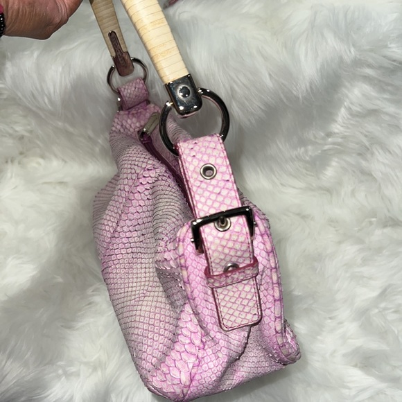 SERGIO ROSSY Pink Sneaking Animal Print Bag - Picture 4 of 14